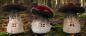 Preview: 3er Set Keramik Pilz Windlichter – Handgemachte Teelichthalter & Märchenhafte Gartendeko